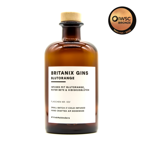 Britanix Blutorange Gin (500ml / 40% Vol)